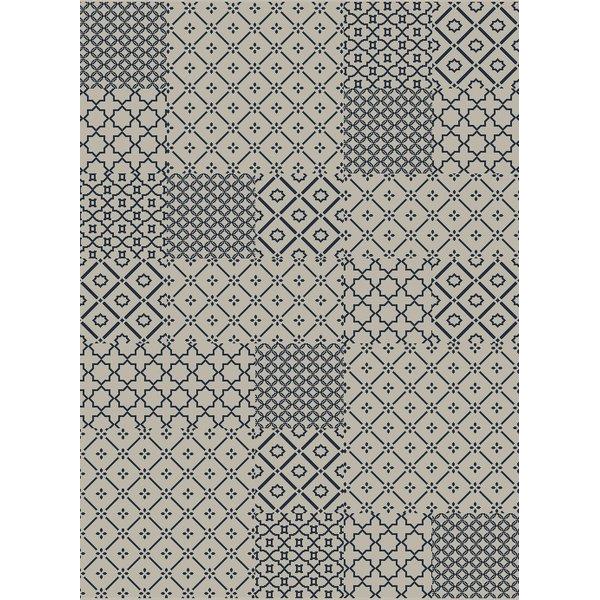 Dynamic Rugs  7647-5501 Piazza 7 Ft. 10 In. X 10 Ft. 10 In. Rectangle Rug in Beige / Blue